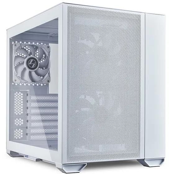 Корпус ATX Lian Li O11 Air Mini, Mini-Tower, без БП,  белый [g99.o11amw.00]